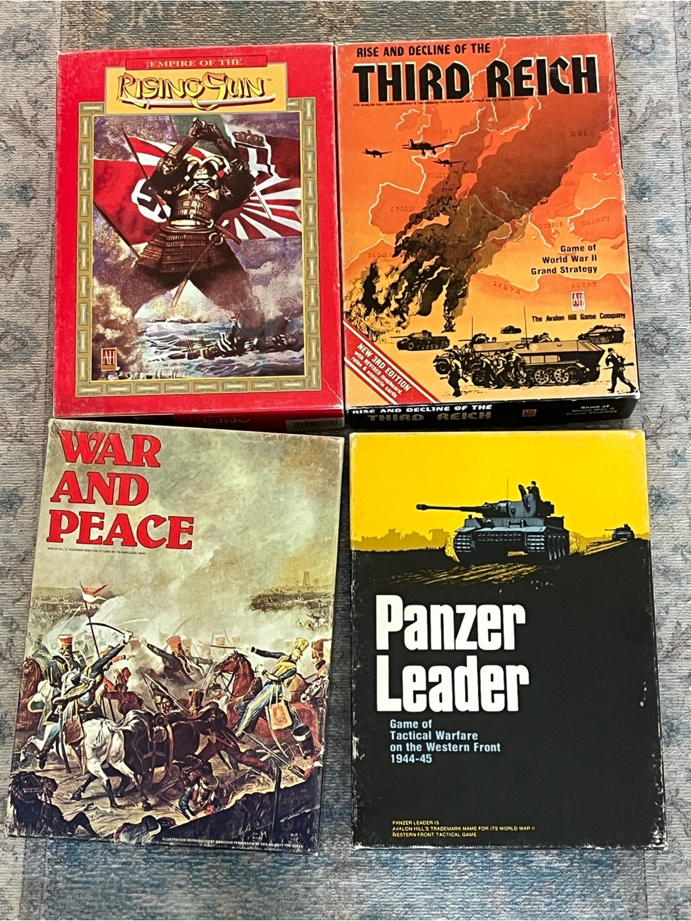 Avalon Hill War Games Bundle - 4 Games total